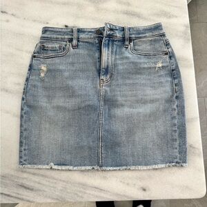 Idyllwind Light Blue Denim Mini Skirt
